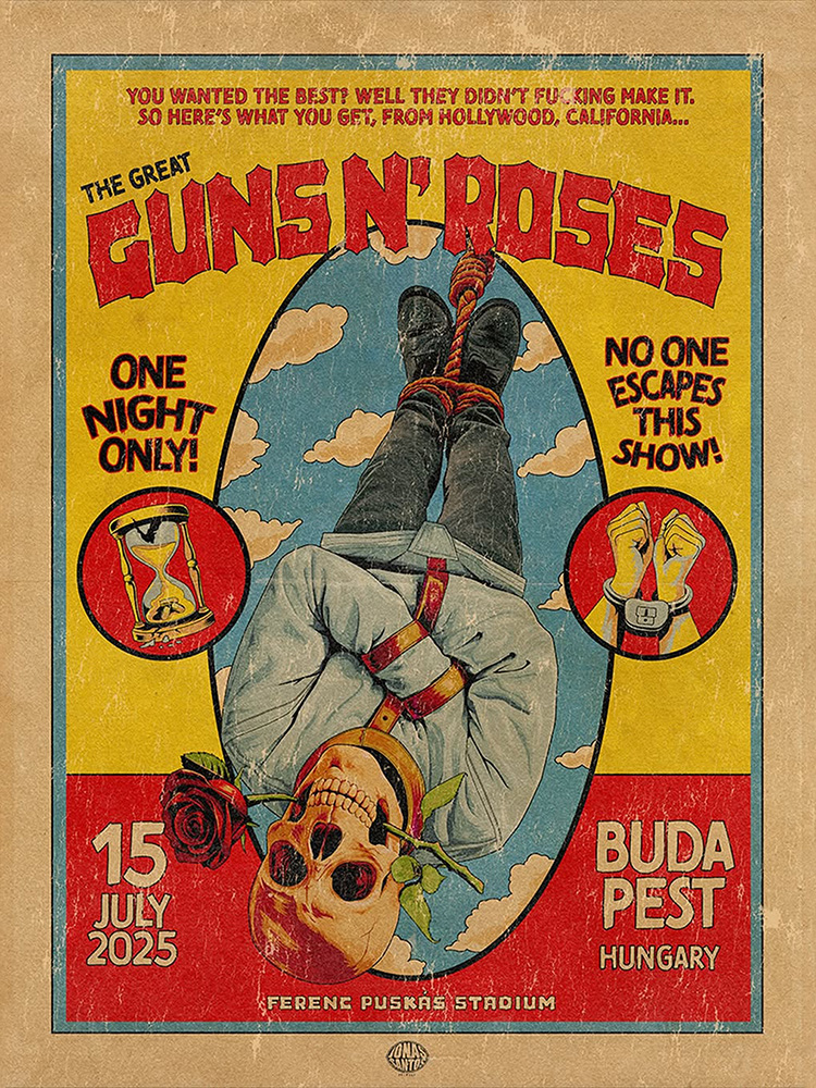 LITHORATI - Guns N' Roses - Lithograph Database - World 2025